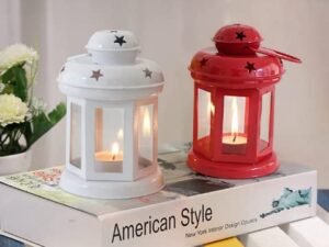 Beautiful Color Hanging Lantern Candle Holder