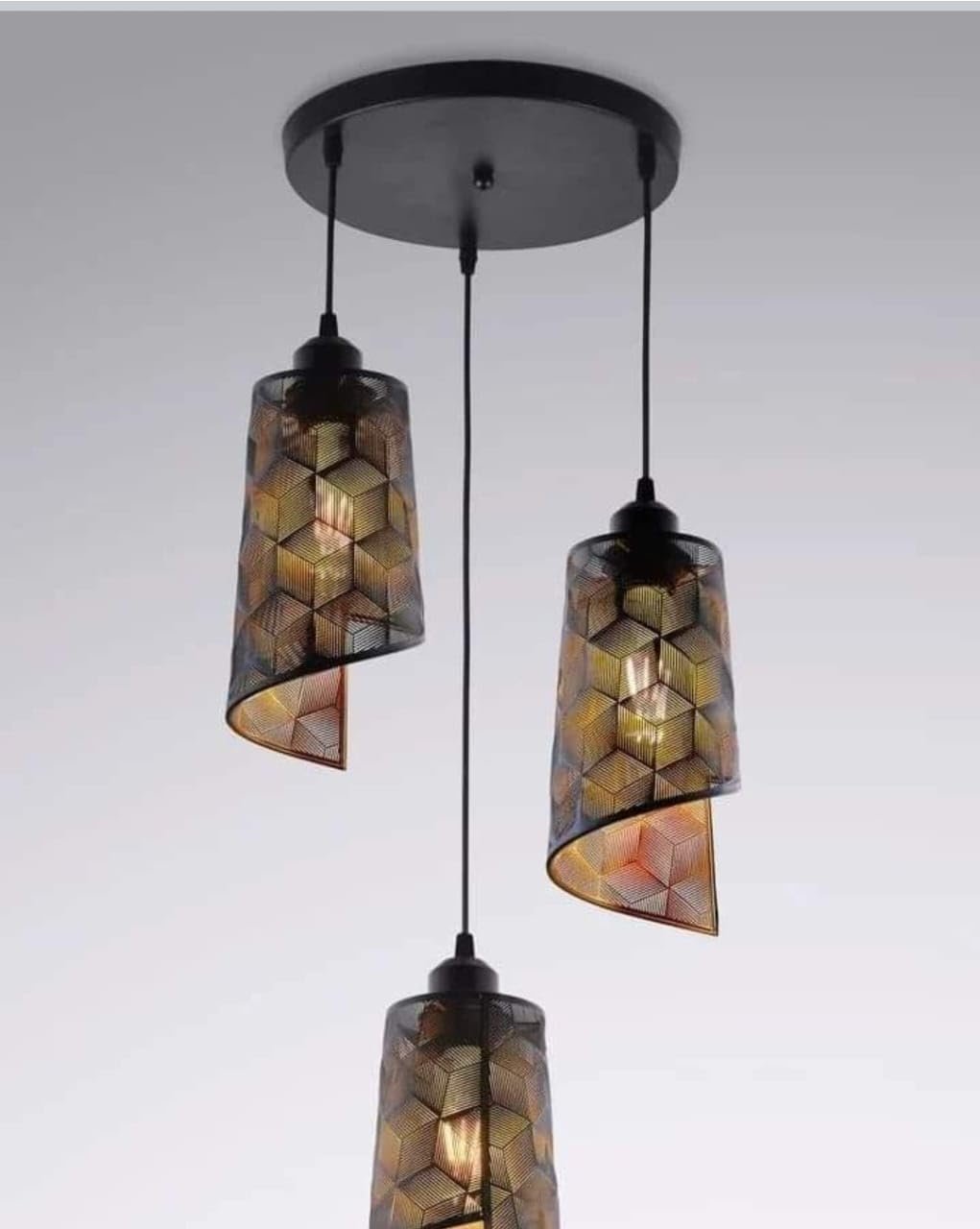 Metal Hanging Lights - Image 3