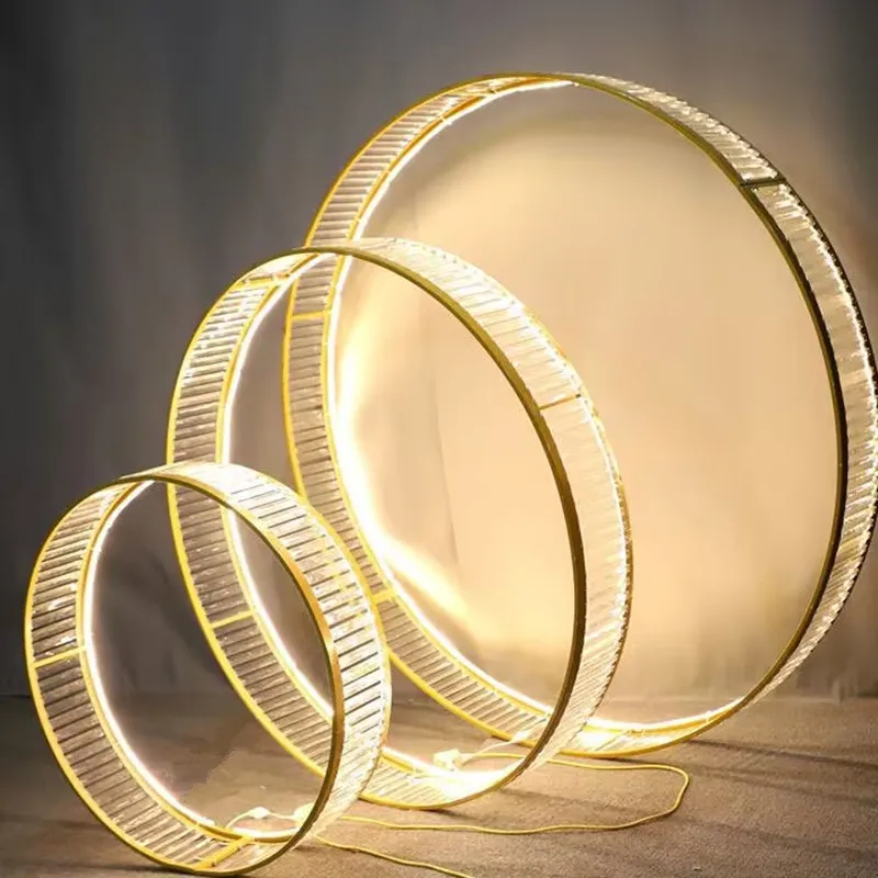 Three Ring Ceiling Chandelier, Iron Frame, Party Suspended Pendant - Image 2