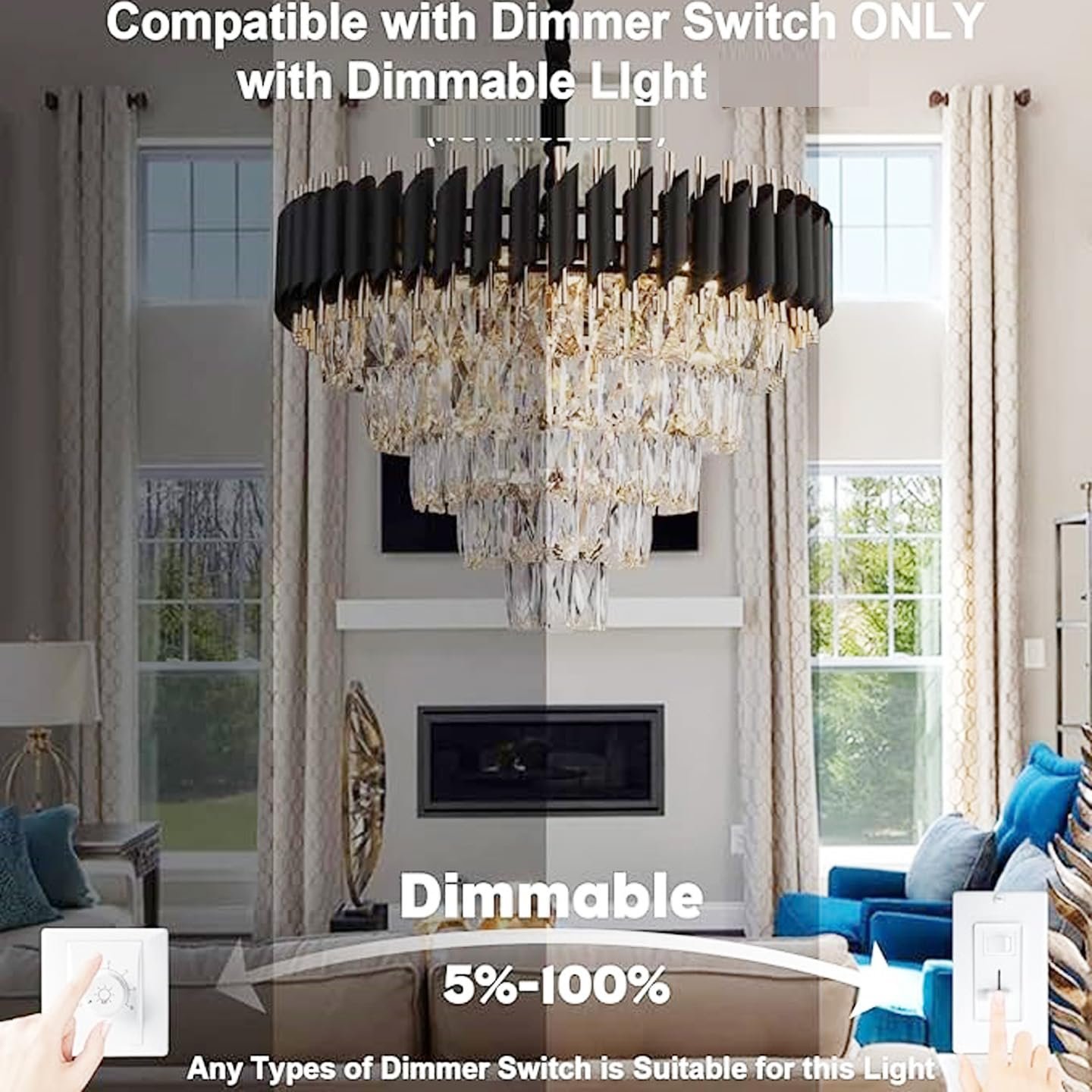 Chandelier Lights for Ceiling - Image 5