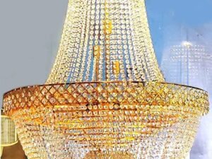 Antique Design Crystal Hanging Ceiling Light Chandelier