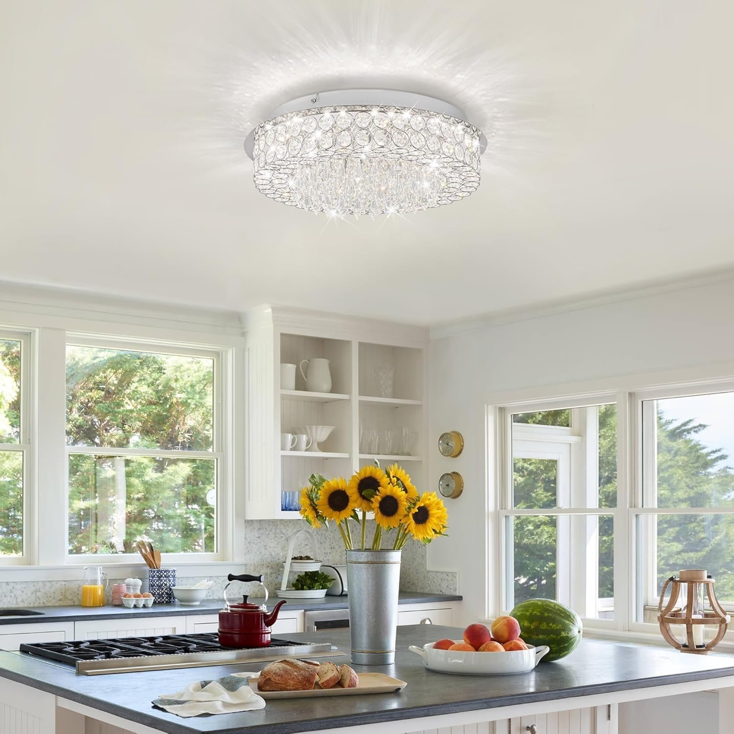 Modern Design Flush Mount Lighting - Image 6