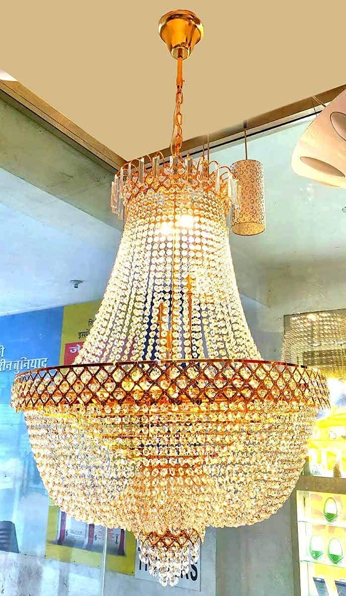 Antique Design Crystal Hanging Ceiling Light Chandelier - Image 3