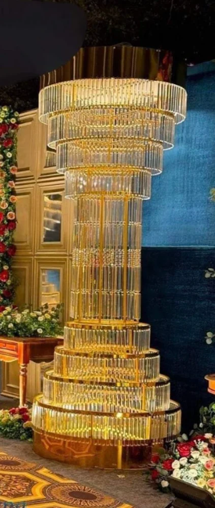 9 Feet Decorative Glass LED Pillar - Image 3