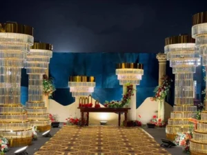 9 Feet Decorative Glass LED Pillar