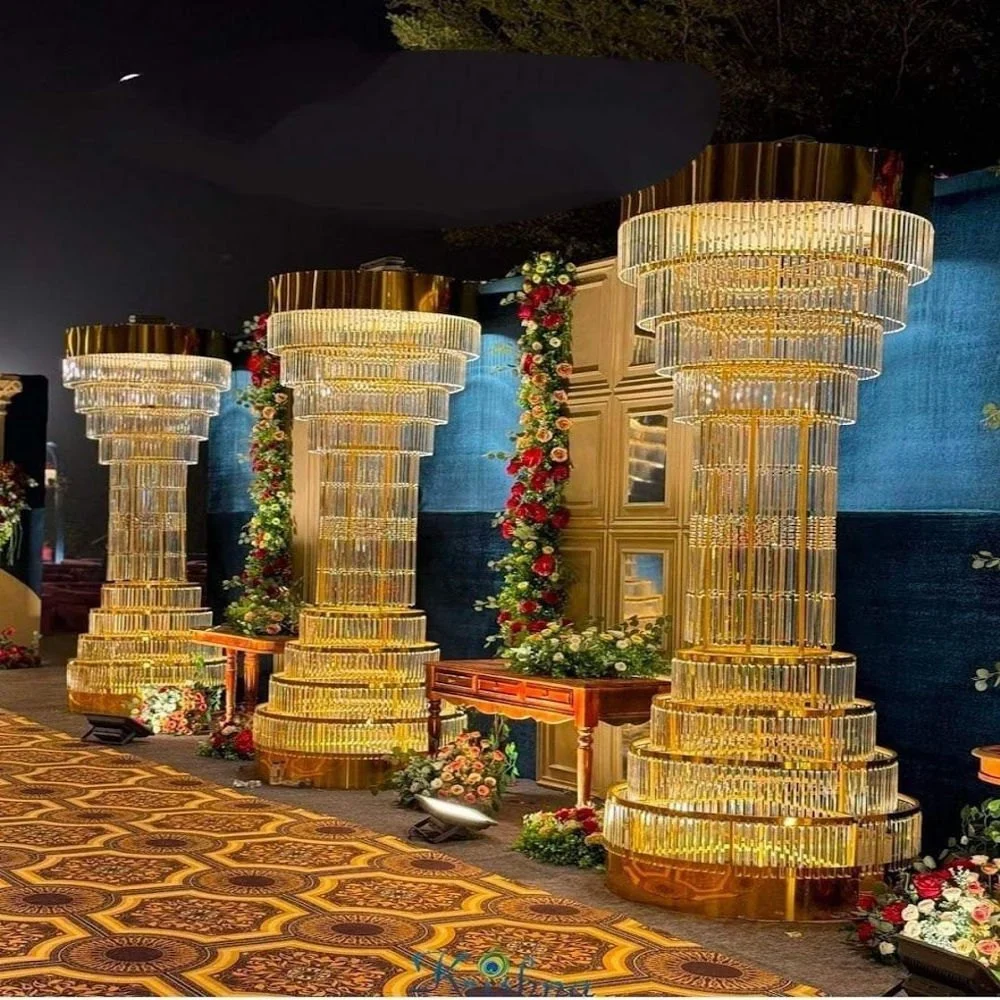 9 Feet Decorative Glass LED Pillar - Image 5