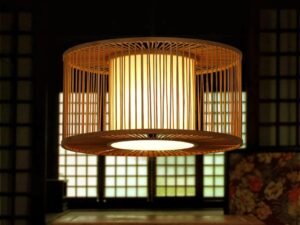 Bamboo Woven Lanterns Pendant Light