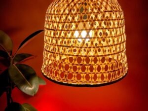 Bamboo Hanging Lampshade