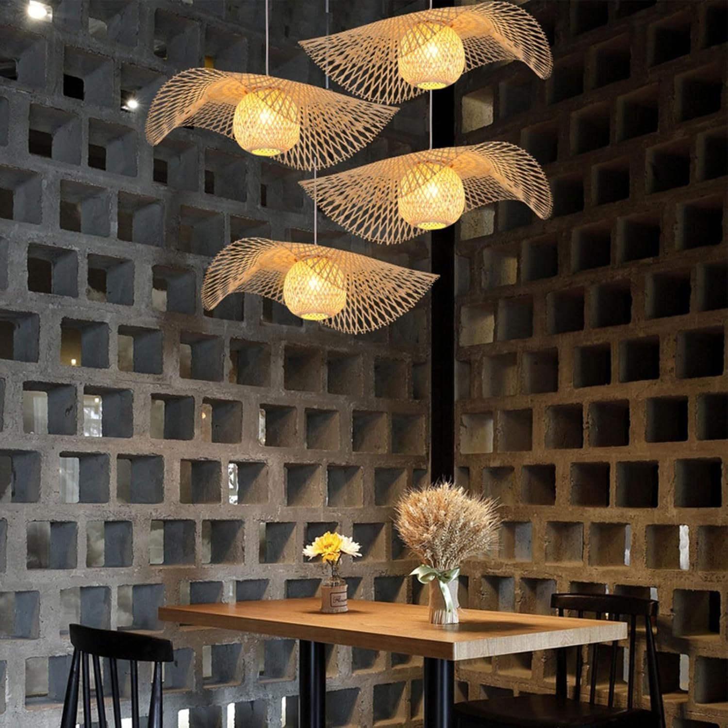 Java Trade Hand Woven Bamboo Pendant Light - Image 5
