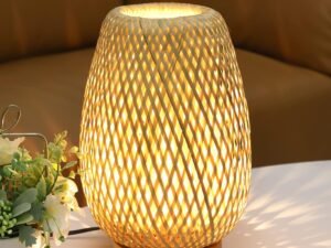Dimmable Rattan Table Lamp