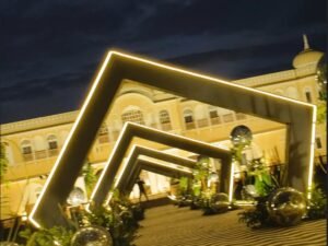 3D Neon Lightening Gates
