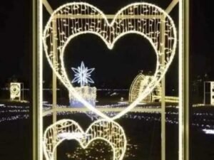 3D Neon Lightening Gate