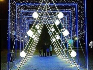 3D Neon Lightening Gate