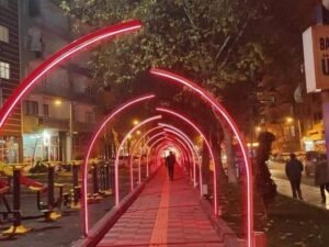 3D Neon Lightening Gate