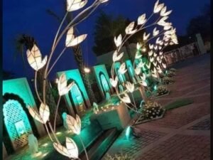 3D Neon Lightening Gate