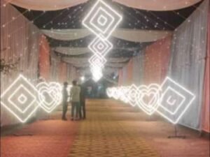 3D Neon Lightening Gate