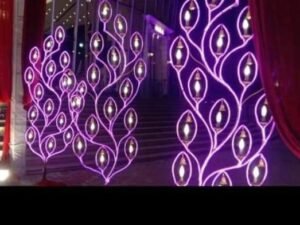 3D Neon Lightening Gate