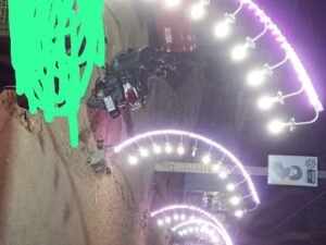 3D Neon Lightening Gate