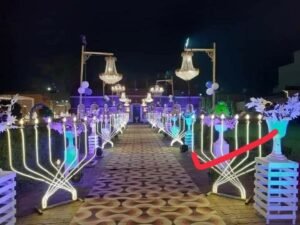 3D Neon Lightening Gate